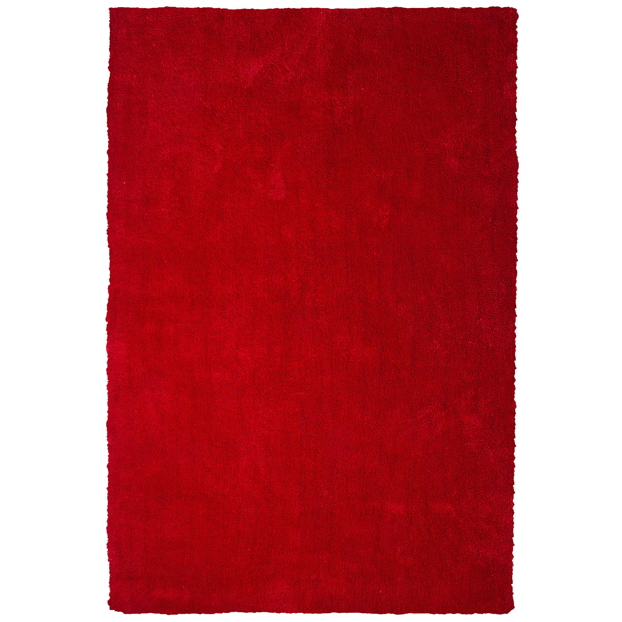 Shaggy gulvtæppe DEMRE Rød 160 x 230 cm