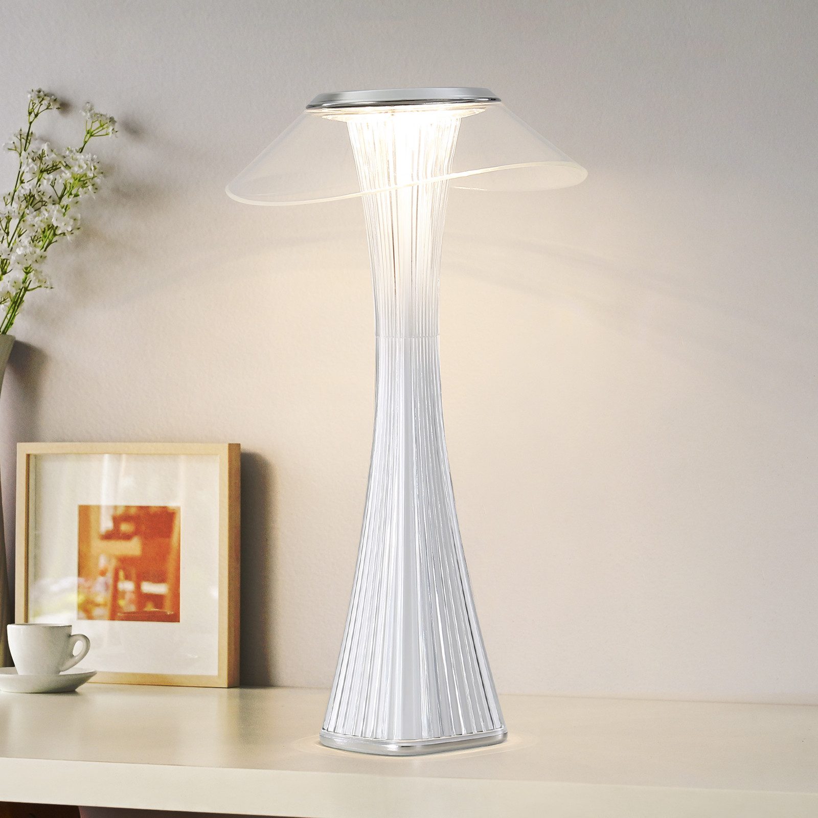 NETTLIFE LED - sengelampe Touch-dæmpbar, USB, 3 lysstyrkeniveauer, soveværelse, bordlampe