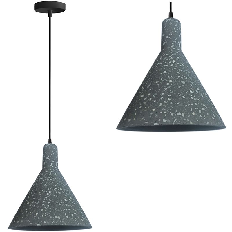 TOOLIGHT hængelampe APP995-1CP sort, 21x18x35cm