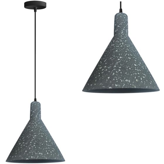 TOOLIGHT hængelampe APP995-1CP sort, 21x18x35cm