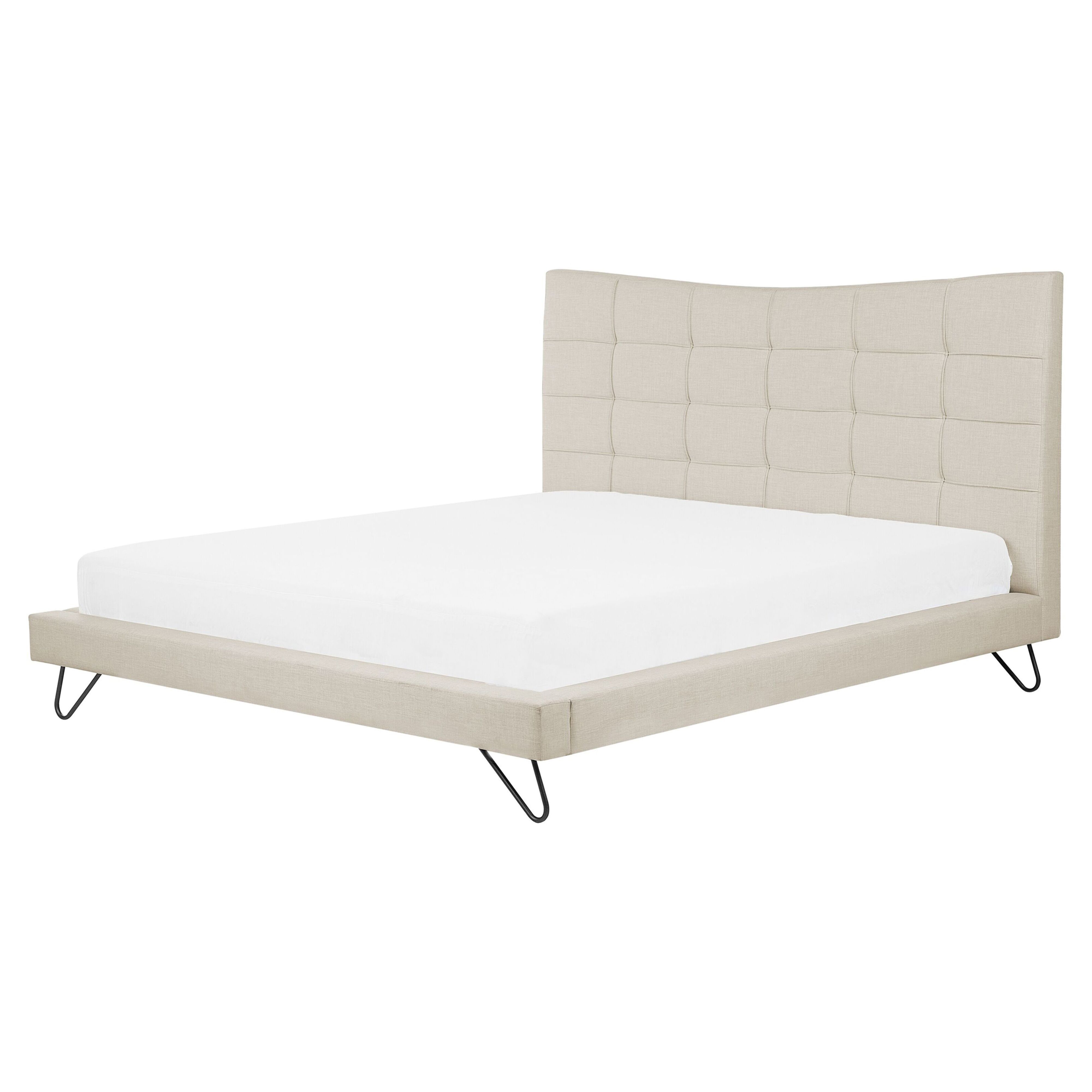 Seng LANNION 160 x 200 cm Lys Beige