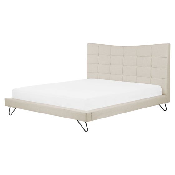 Seng LANNION 160 x 200 cm Lys Beige