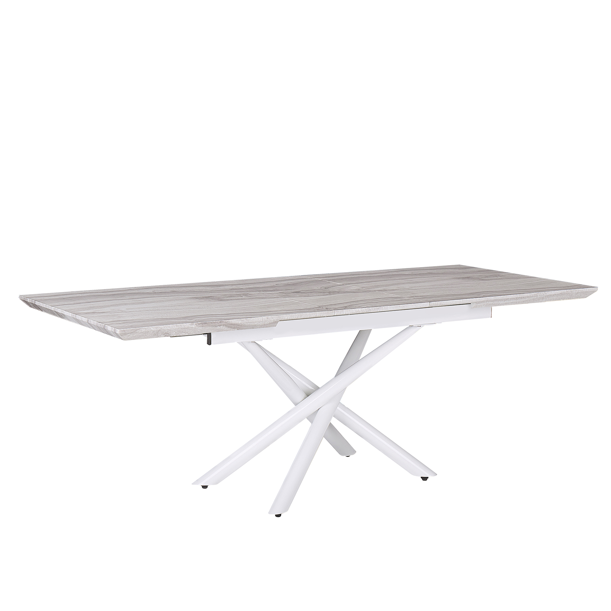Spisebord med udtræk MOIRA Hvid 160/200 cm 90 cm