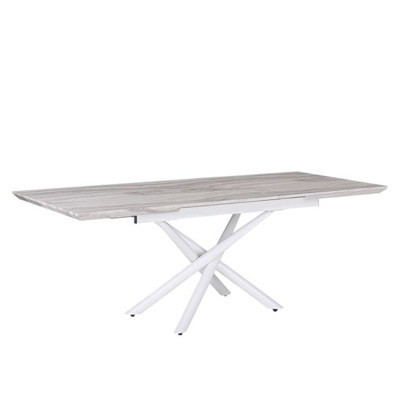 Spisebord med udtræk MOIRA Hvid 160/200 cm 90 cm