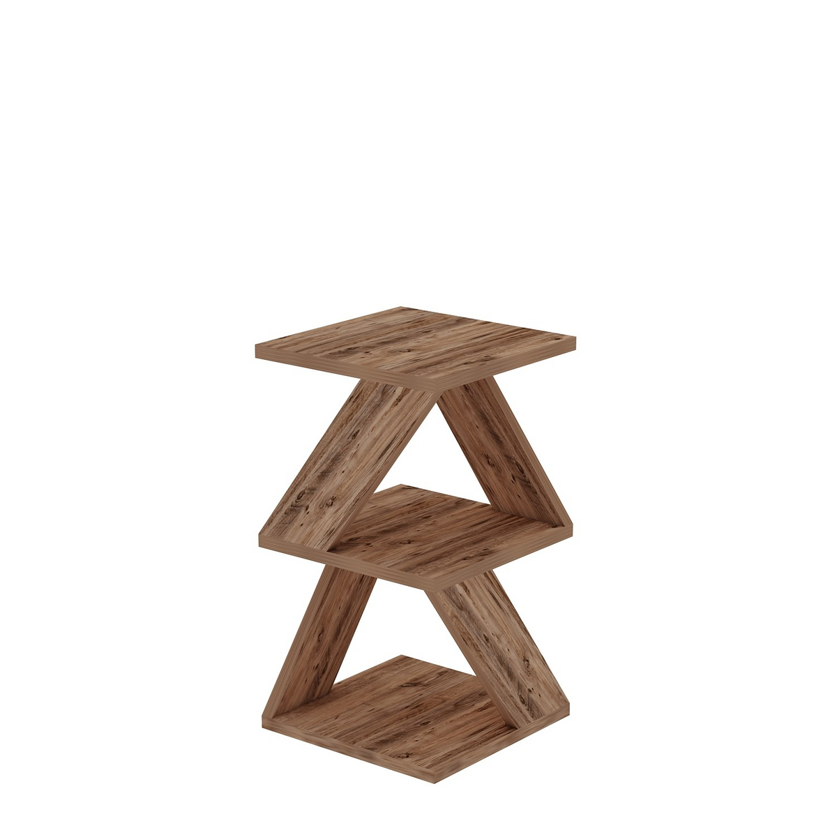 Norda Design Moderne sidebord med mulighed til vægmontering, 29.6 x 54.2 x 29.6 cm | 100% melaminbelagt | stilfuldt og funktionelt design