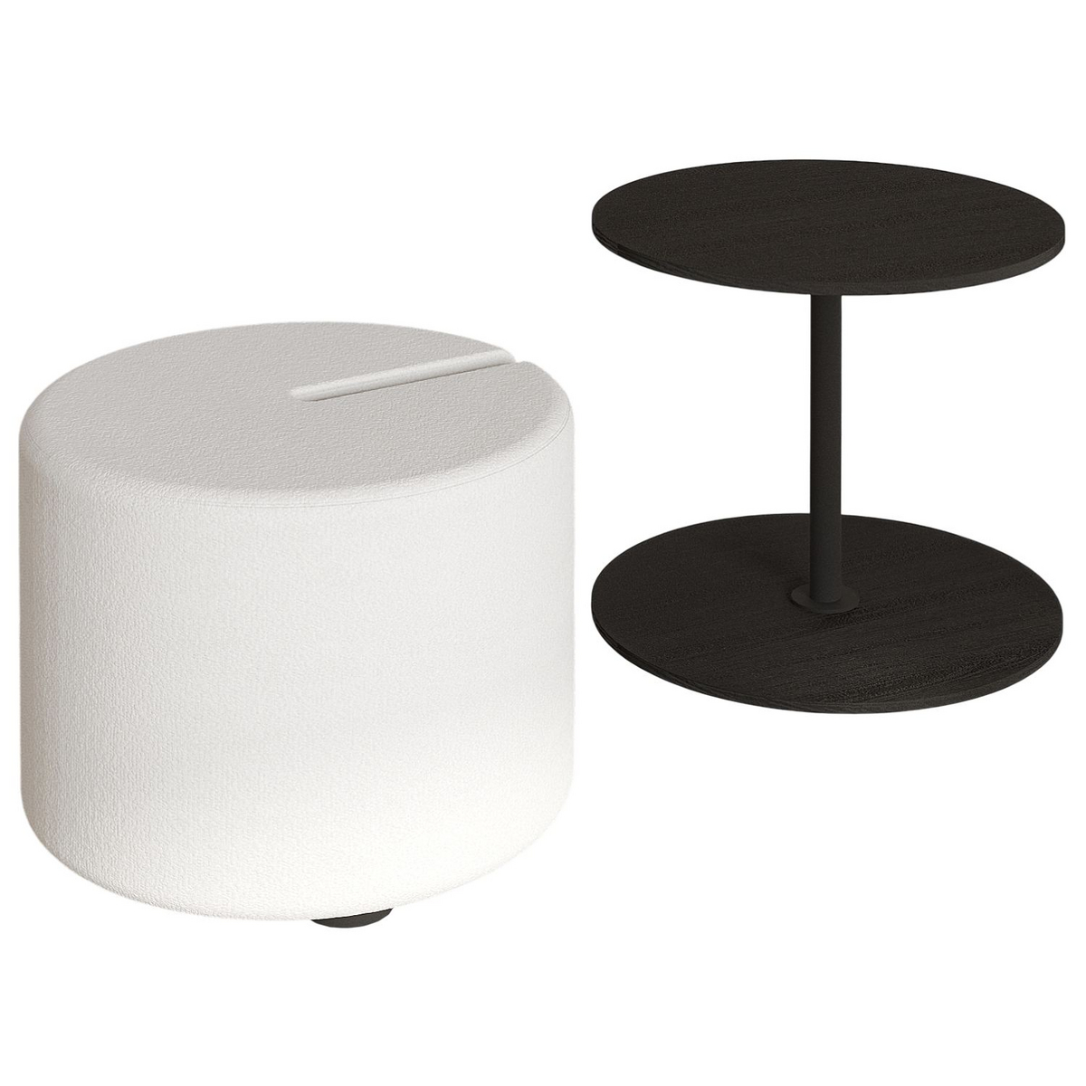 Norda Design Sæt med sideborde Vexana 43 x 43 x 47 cm