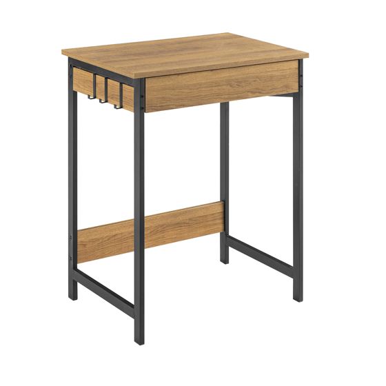 SoBuy lille skrivebord, Skrivebord, Skrivebord med skuffer FWT43-N