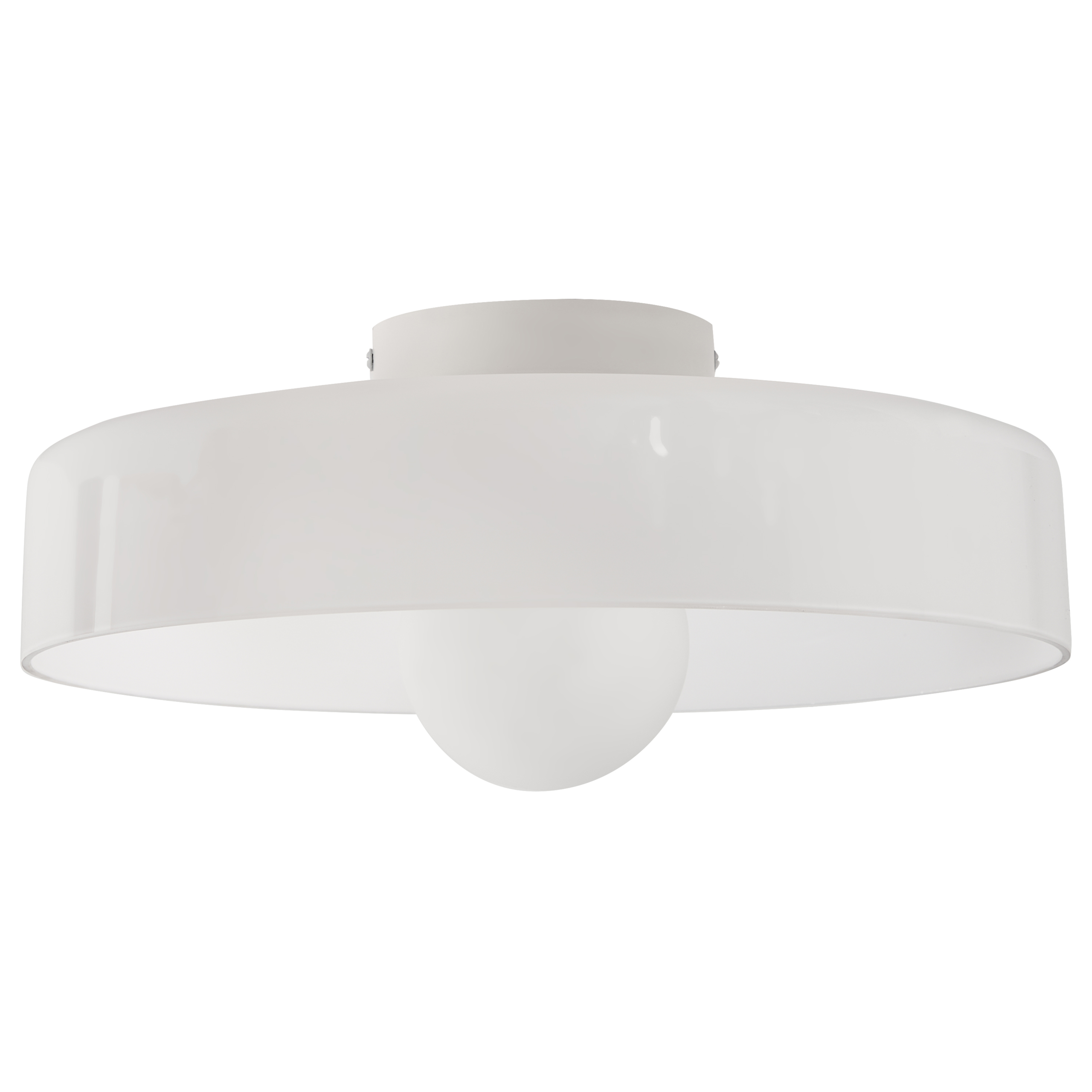 Plafond LUGUSE Glas Hvid