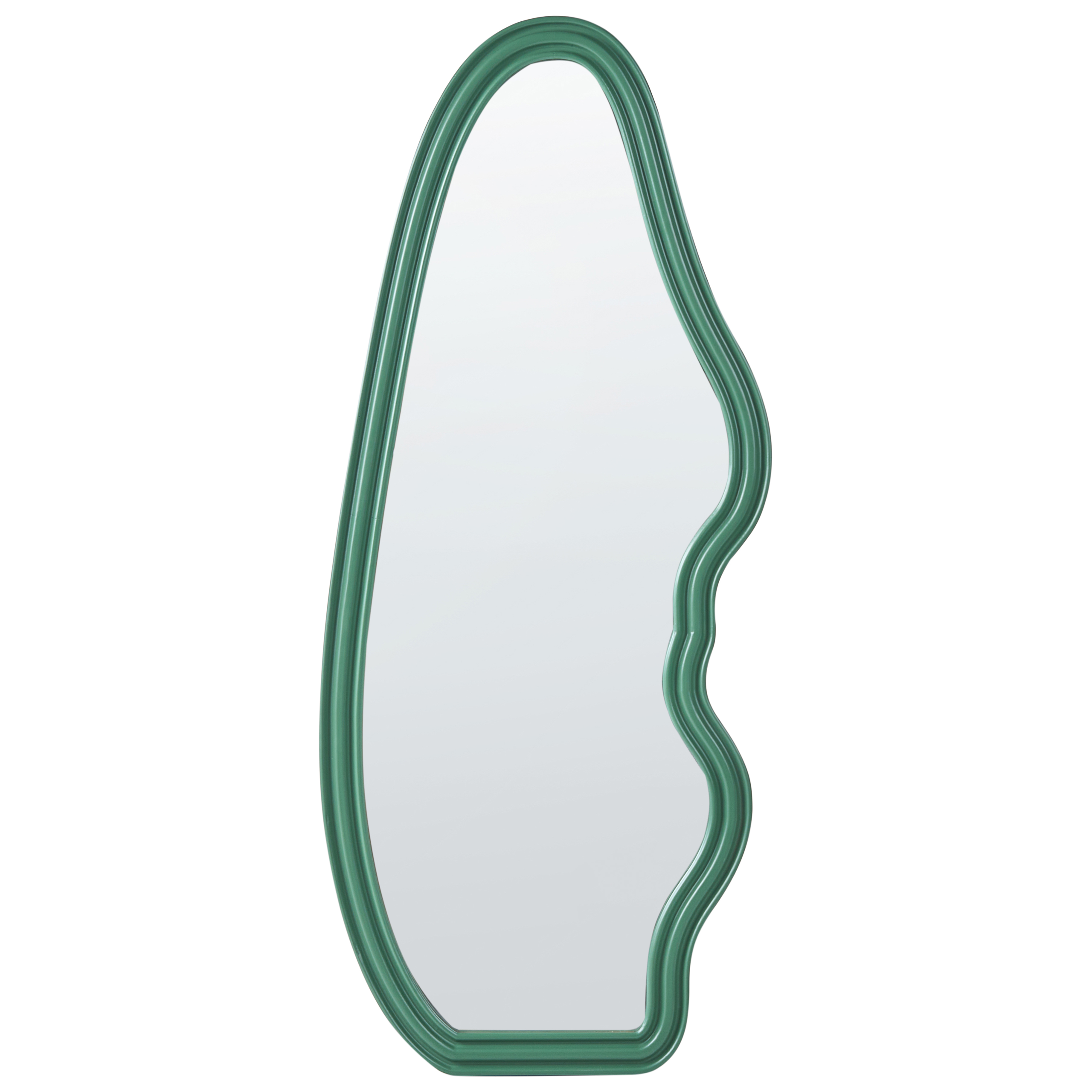 Vægspejl ROCLES 68 cm 160 cm Mørkegrøn