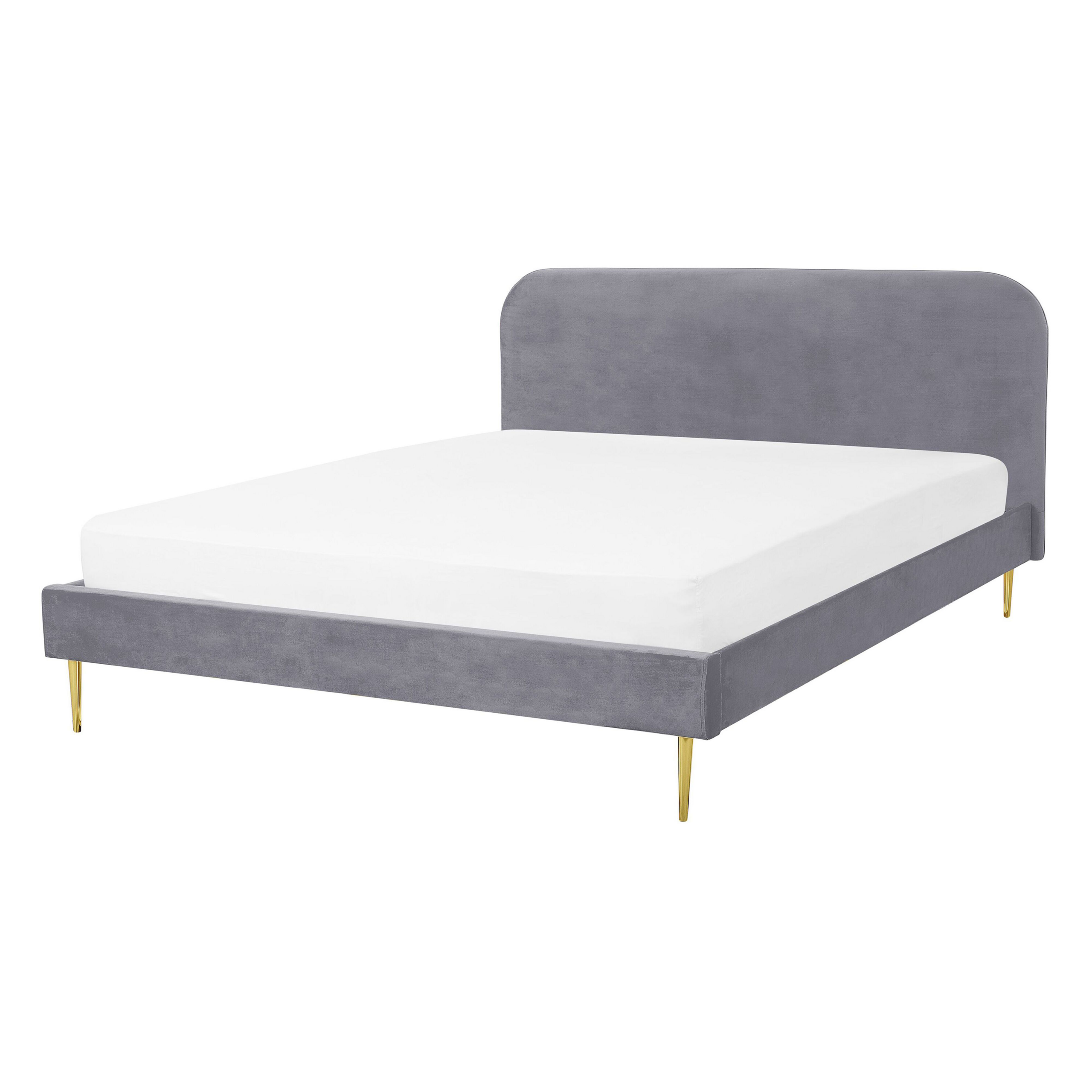 Seng Velour FLAYAT 140 x 200 cm Grå