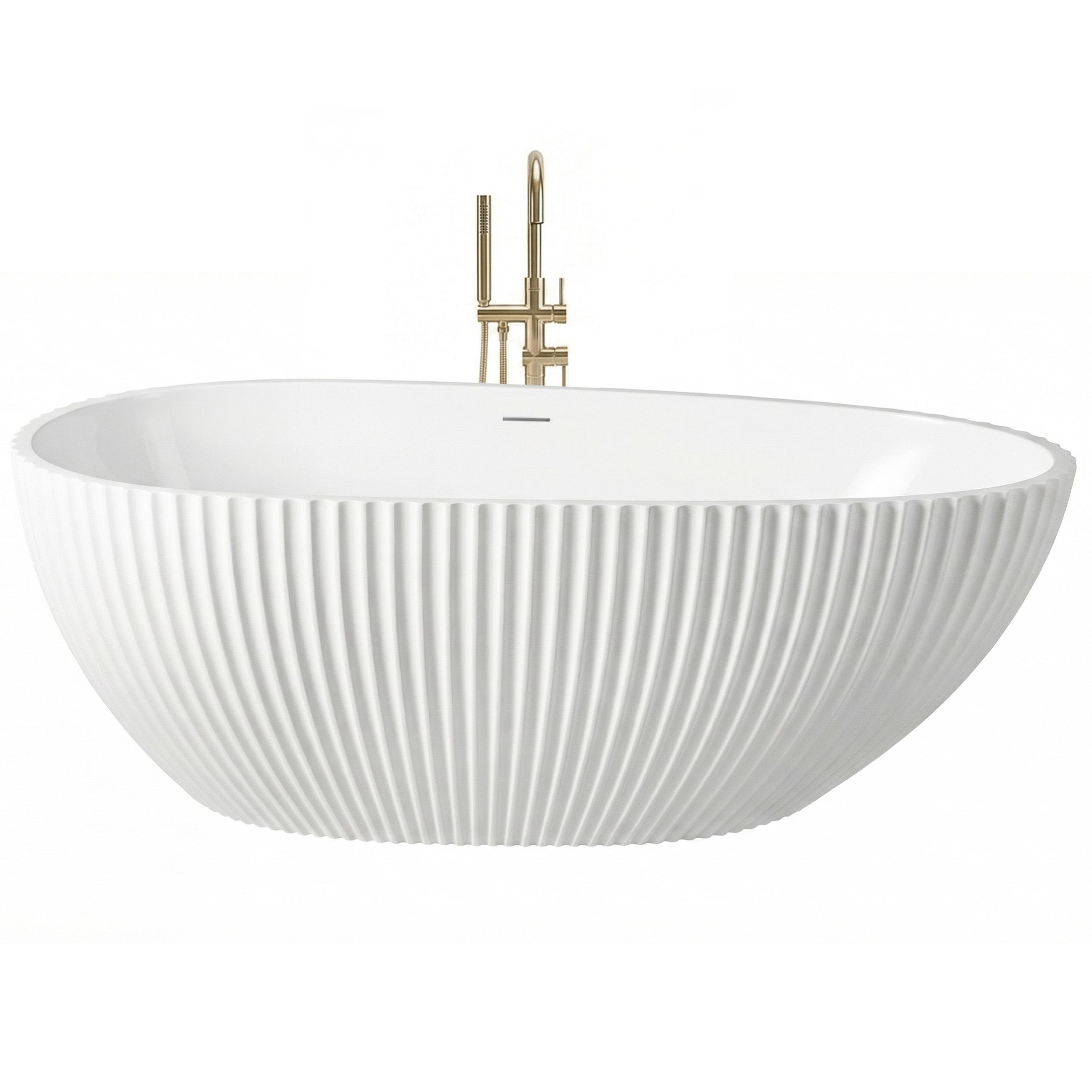REA fritstående badekar Carmen 170 Hvid, 170x84,5x59cm
