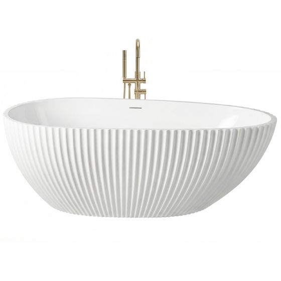 REA fritstående badekar Carmen 170 Hvid, 170x84,5x59cm