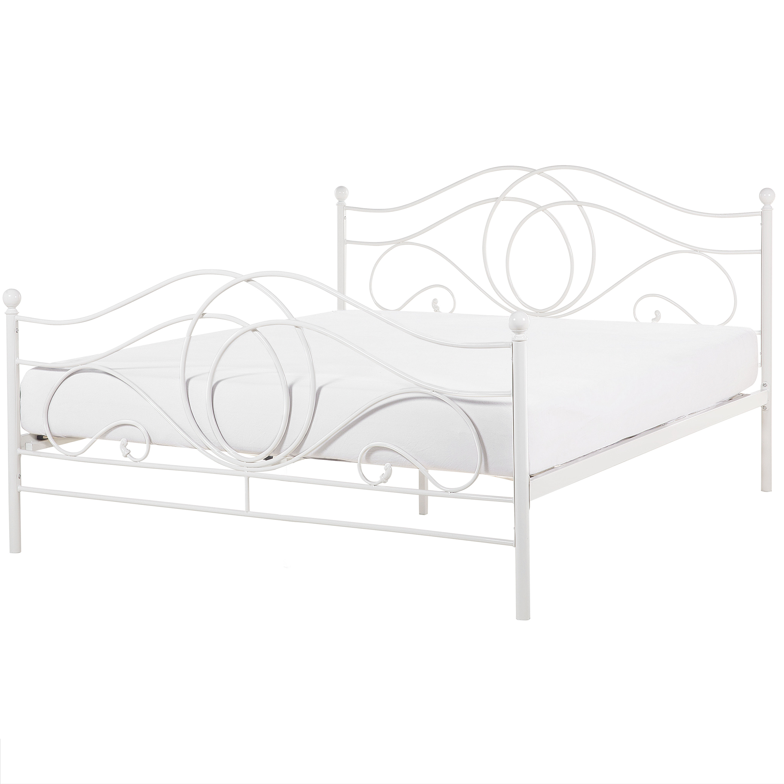 Seng Metal LYRA 160 x 200 cm Hvid