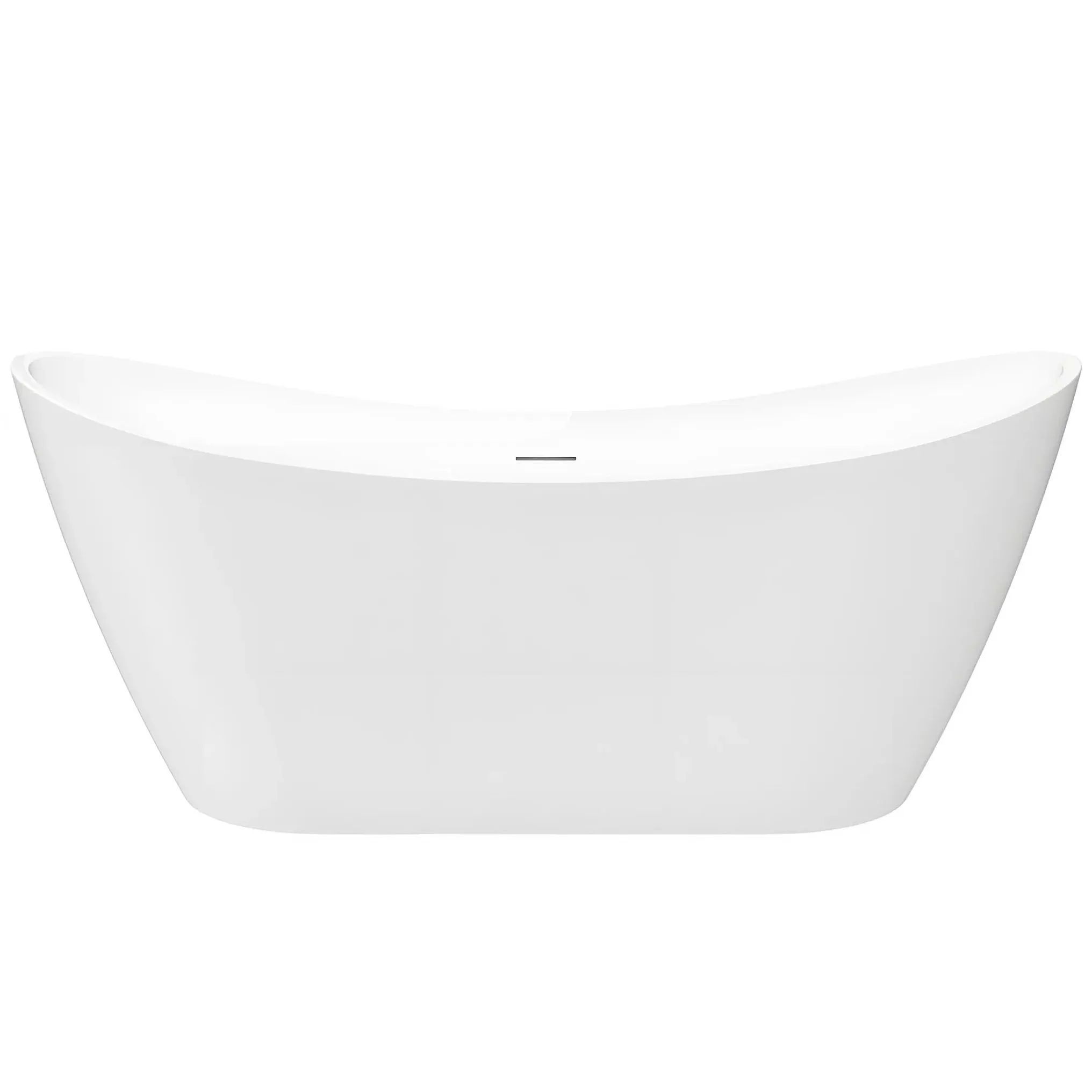REA fritstående badekar Ferrano 180, Hvid, 180,5x77x70cm
