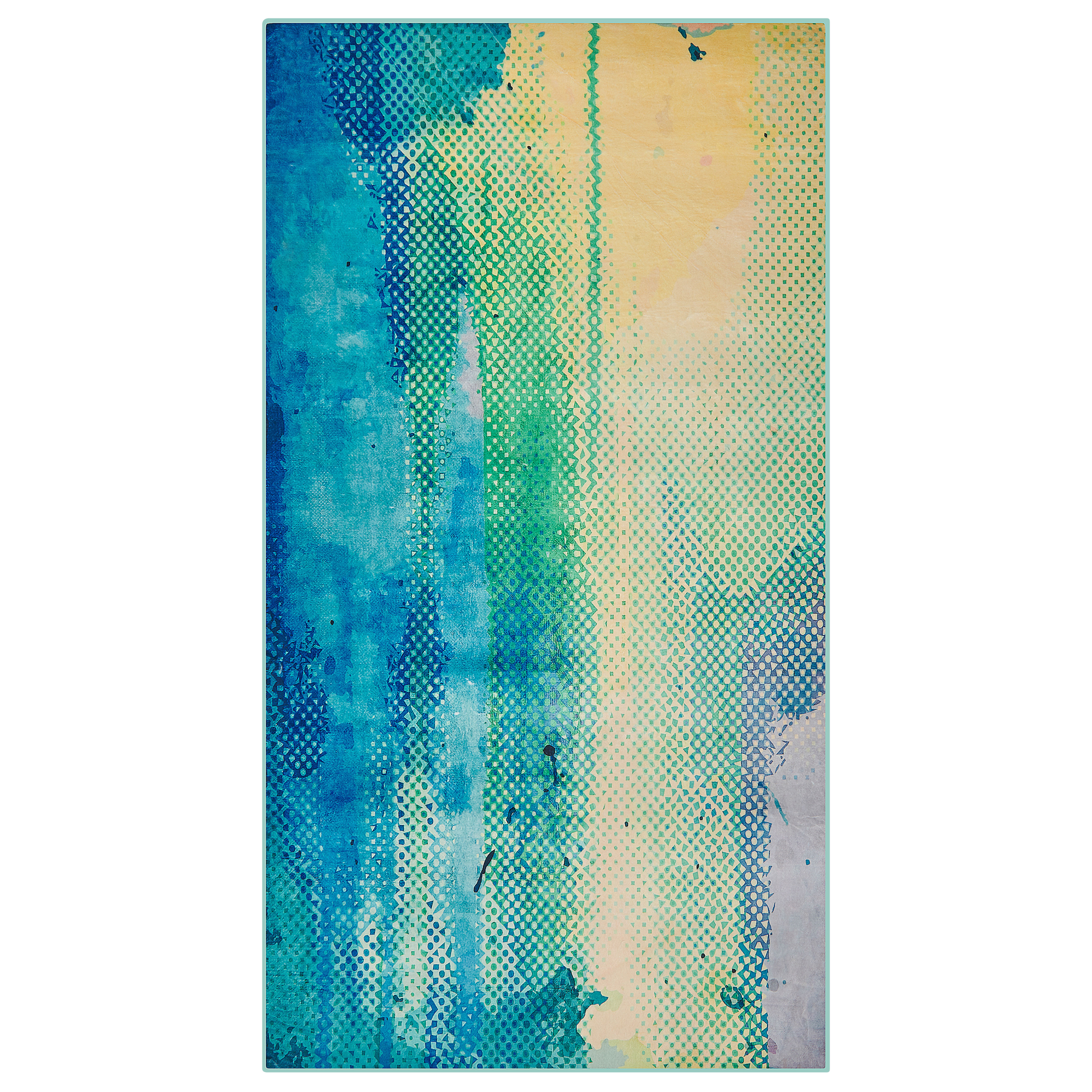 Gulvtæppe SUSUZ Blå 80 x 150 cm