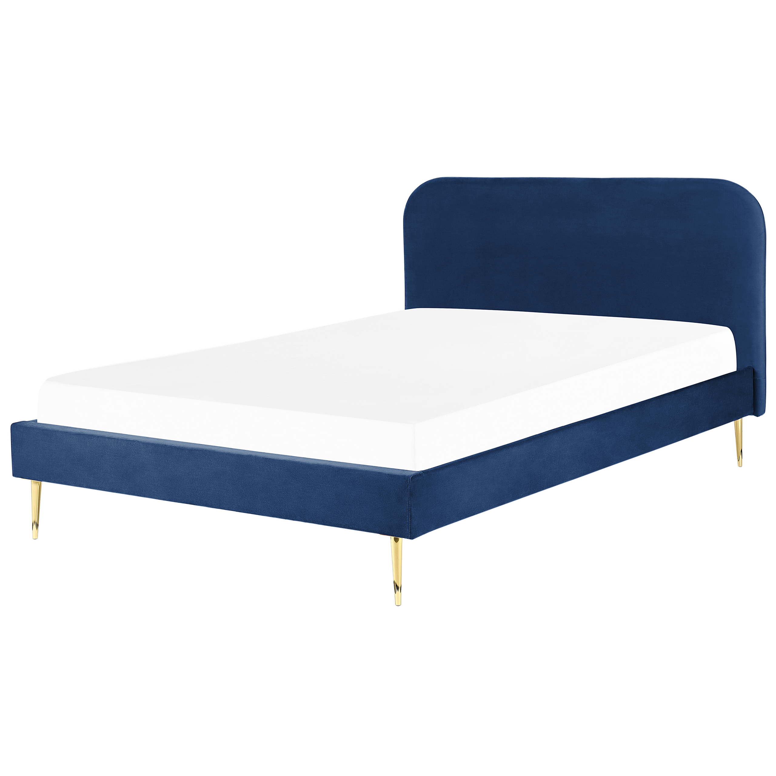 Seng Velour FLAYAT 180 x 200 cm Navy Blå