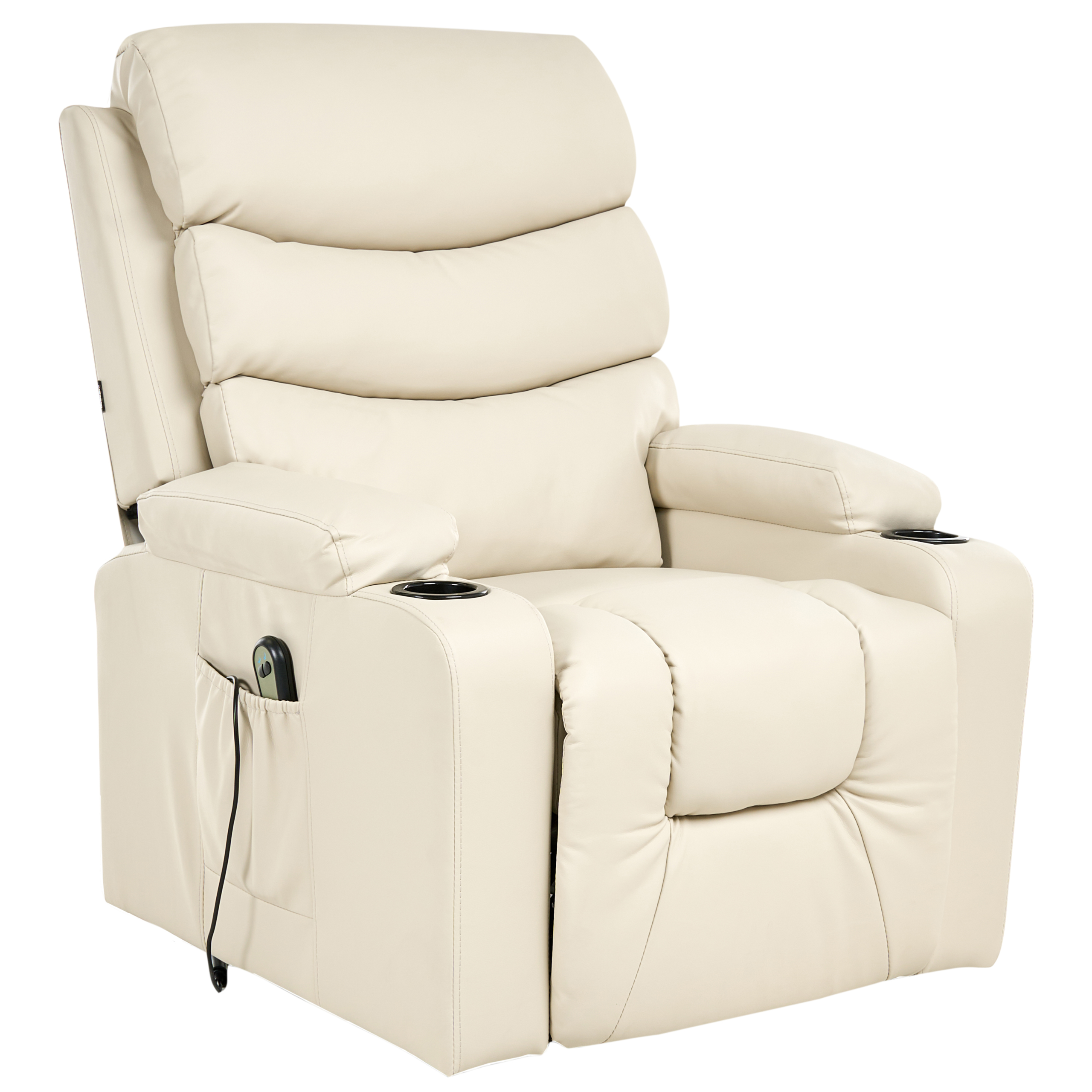 Elektrisk recliner stol ETER Kunstlæder Beige