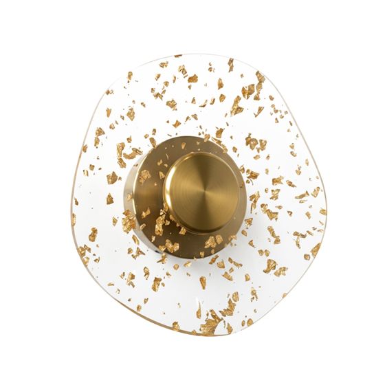 Toolight Væglampe APP1794-W LED Børstet guld 20x20x9cm