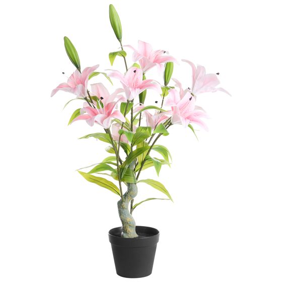 Kunstig plante LILIARIUM 85 cm Lyserød