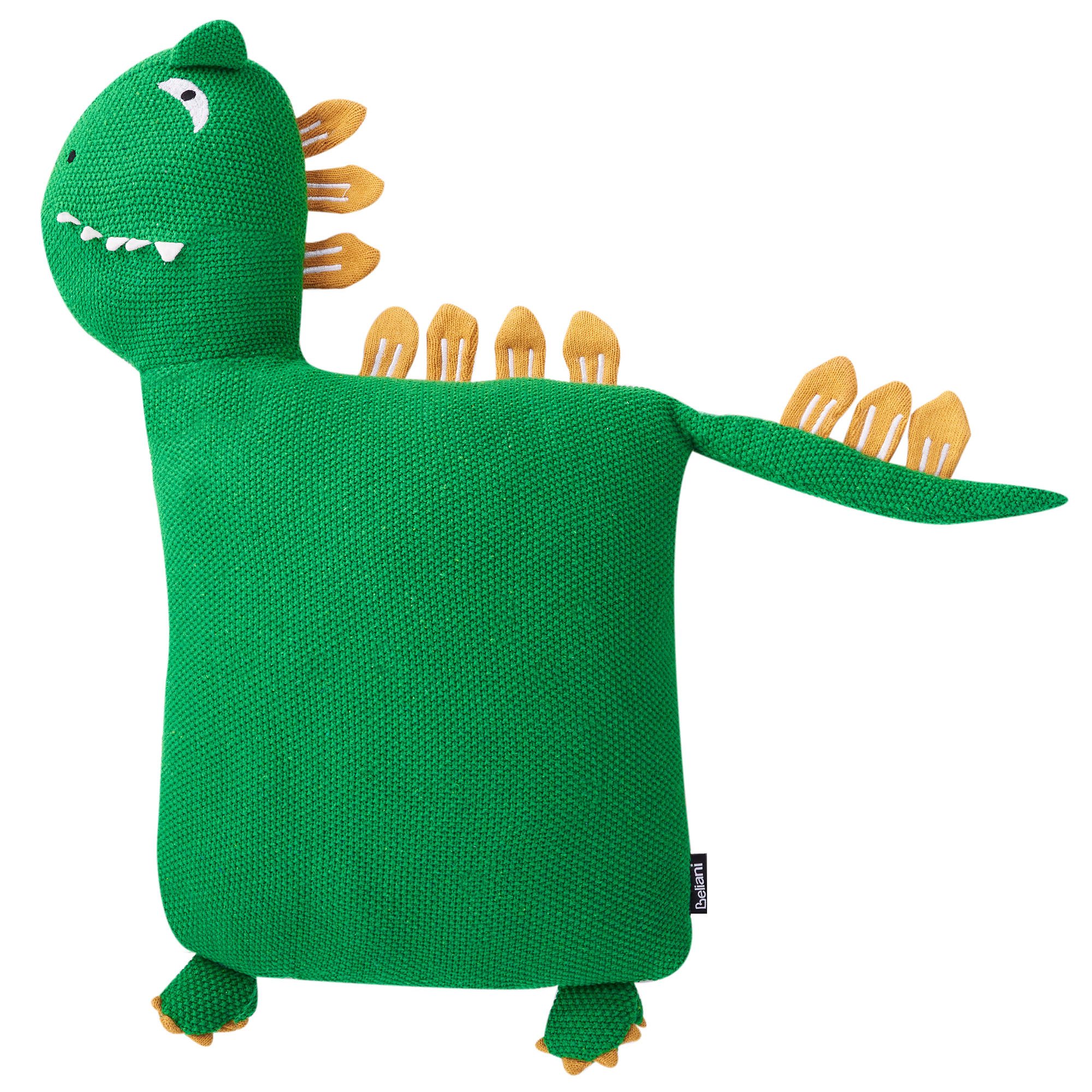 Sæt af 2 pyntepuder DINOS 45 x 45 cm Bomuld Dinosaur Grøn