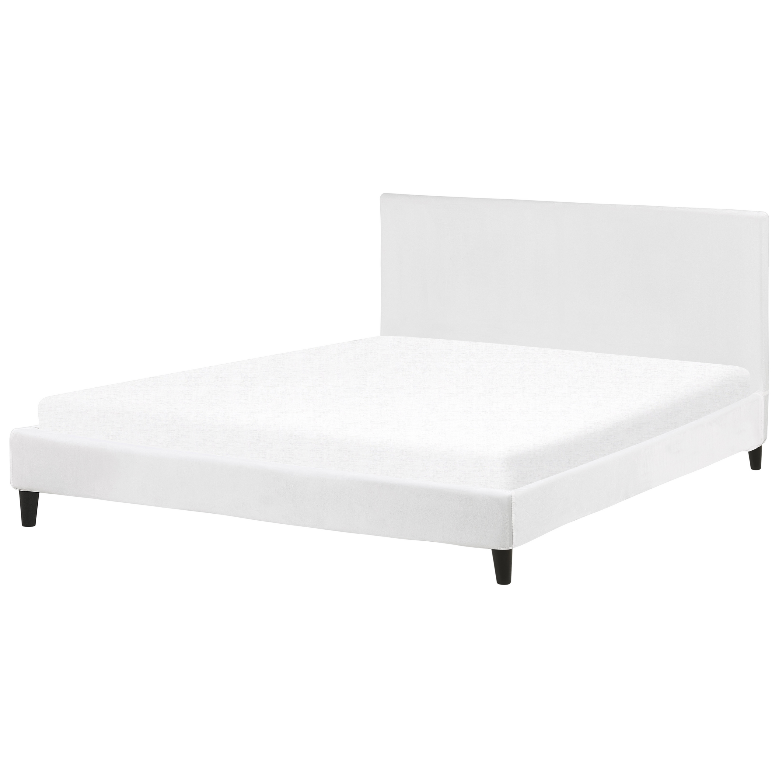 Seng Velour FITOU 180 x 200 cm Hvid