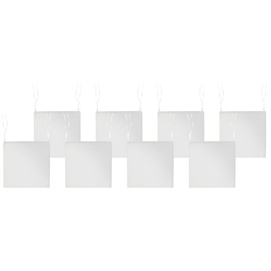 Sæt af 8 hynder til havestol SASSARI PREMIUM 46 x 46 cm Cremehvid
