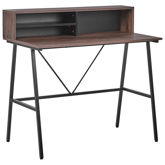 Skrivebord HARISON 100 cm 53 cm Mørkebrun