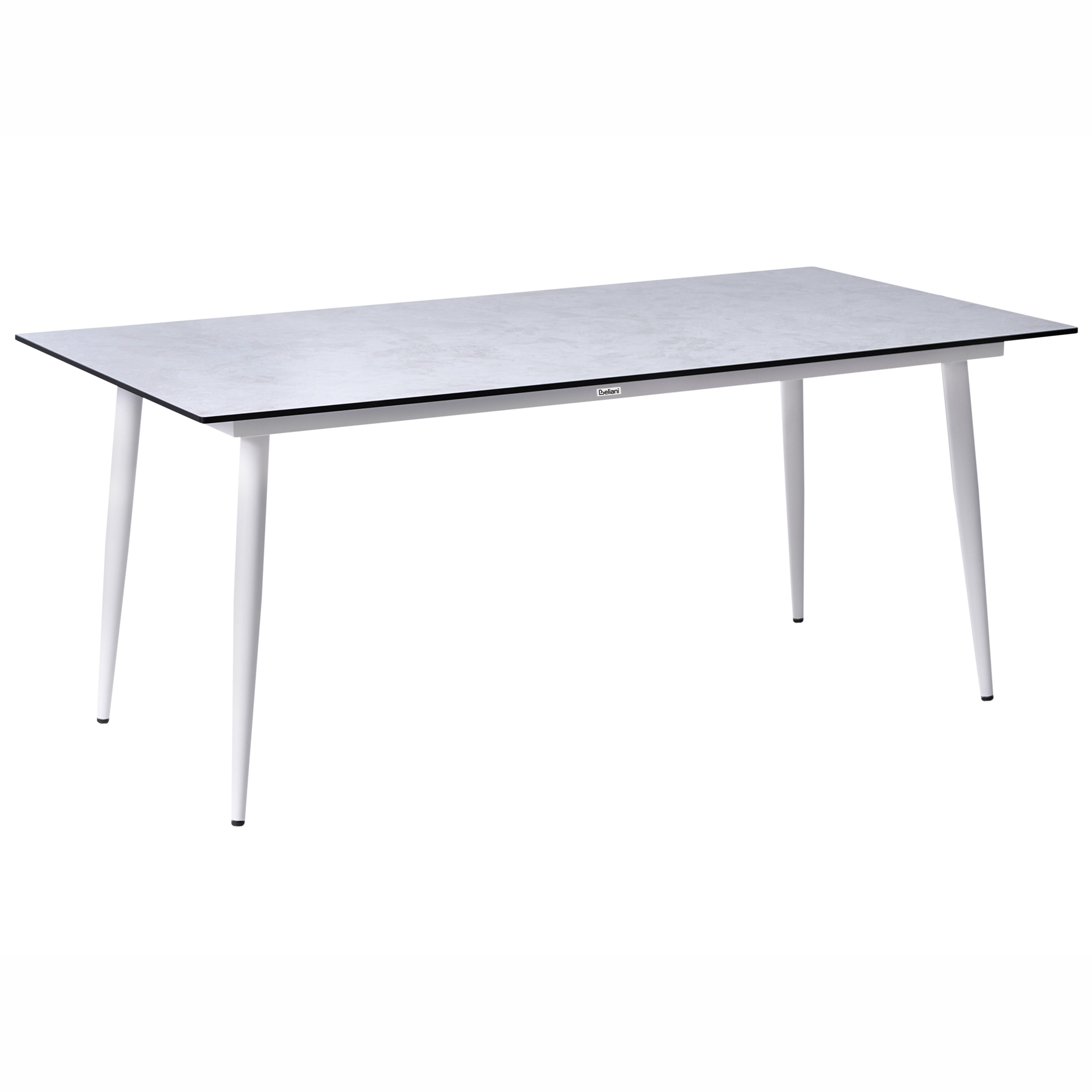 Havebord TOLENTINO 180 cm 90 cm Sten effekt Lysegrå