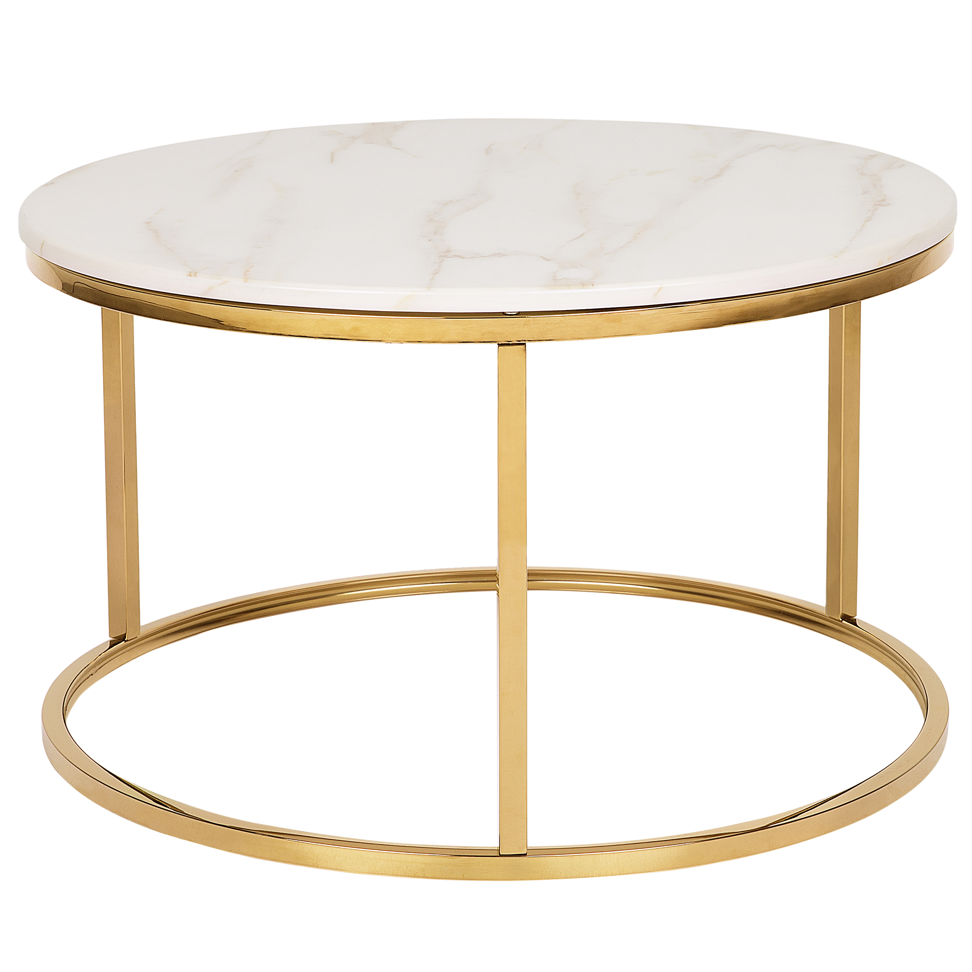 Sofabord CORAL Marmor/guld