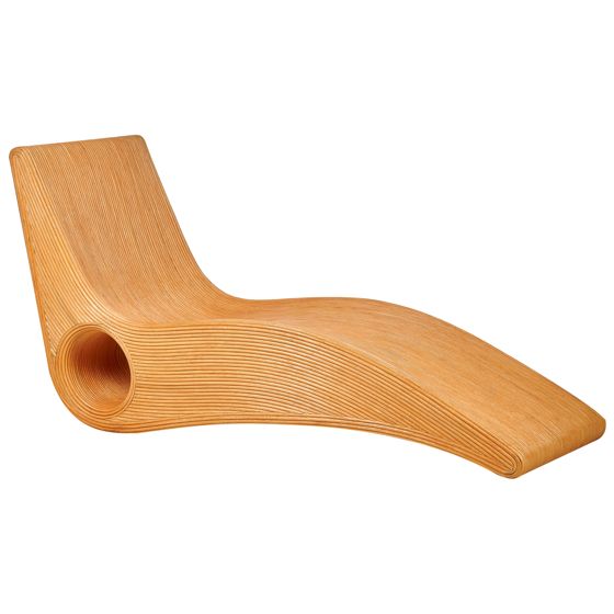 Liggestol AIROLE Rattan Brun