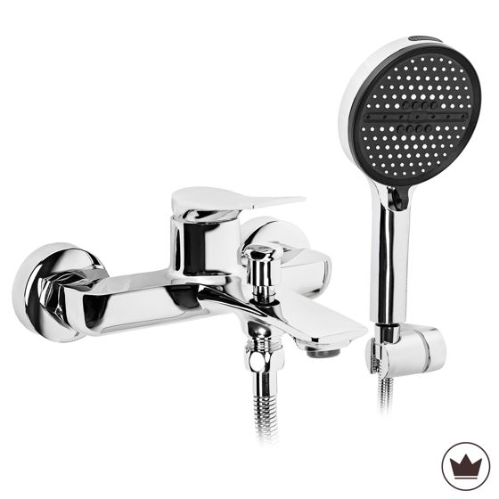REA Premium badekarsarmatur Vision Krom, 21x20,5x10,5cm