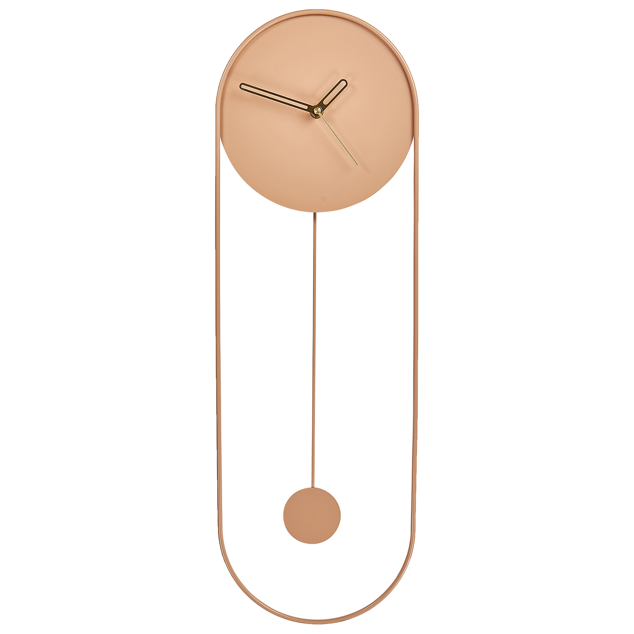 Pendul ur SALVAN 20 cm Metal Ferskenagtig lyserød