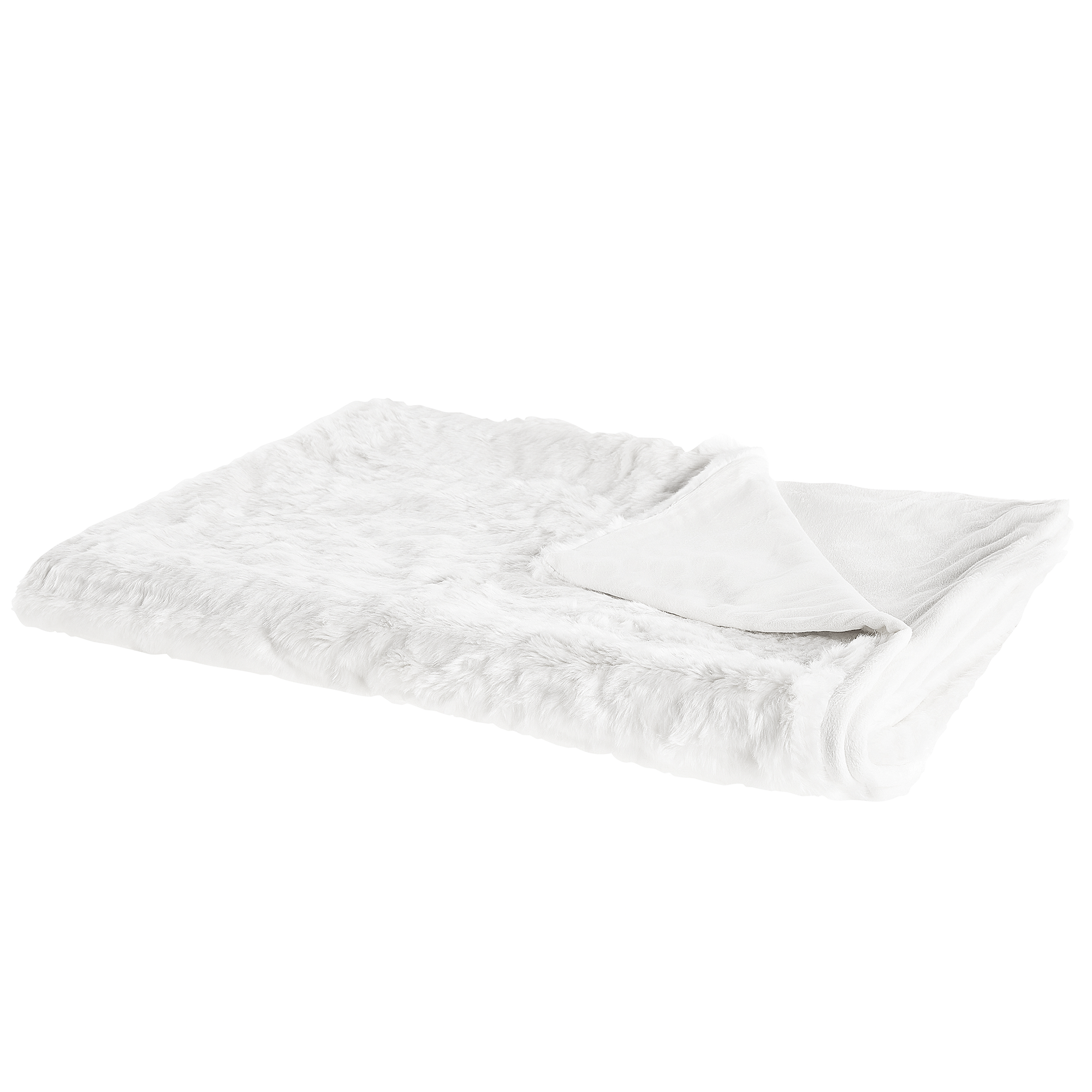 Plaid TOURZA 150 x 200 cm Hvid