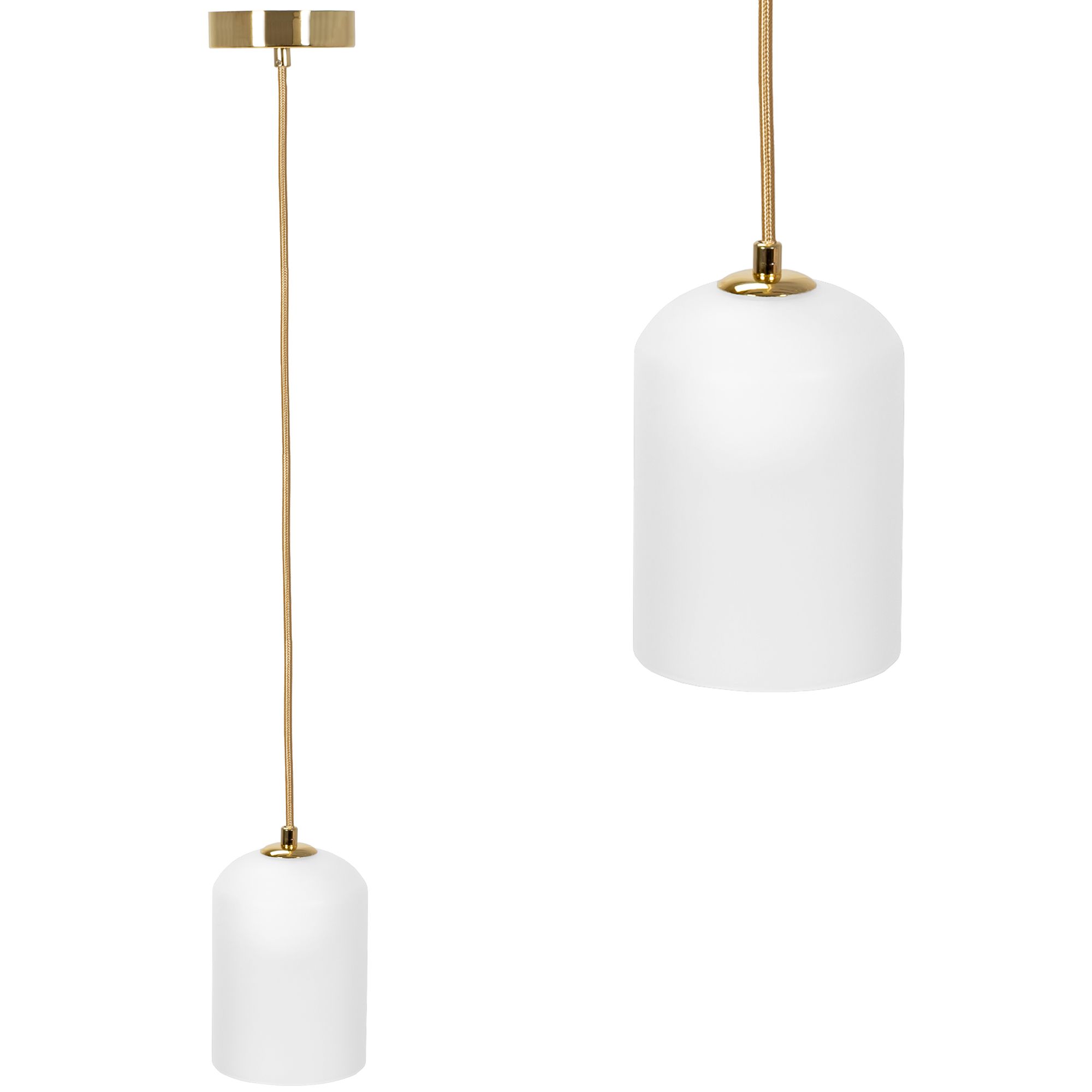 TOOLIGHT hængende loftlampe APP1169-1CP Hvid 10,5x10,5x16,5cm