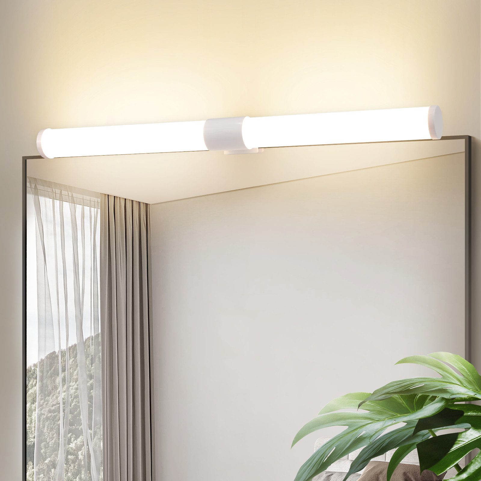NETTLIFE LED-spejllampe til badeværelset 40 cm 6 W IP44 4000K