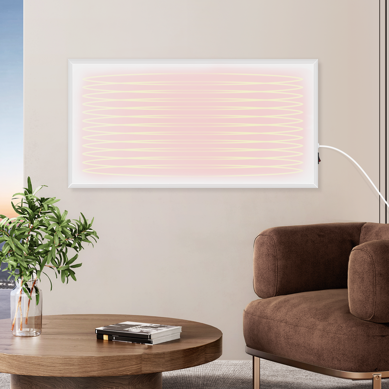 NETTLIFE Energieffektiv infrarød vægvarmer 170W med overophedningsbeskyttelse