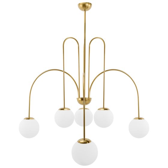 TOOLIGHT pendellampe APP1584-6CP, Guld, 80x80x80cm