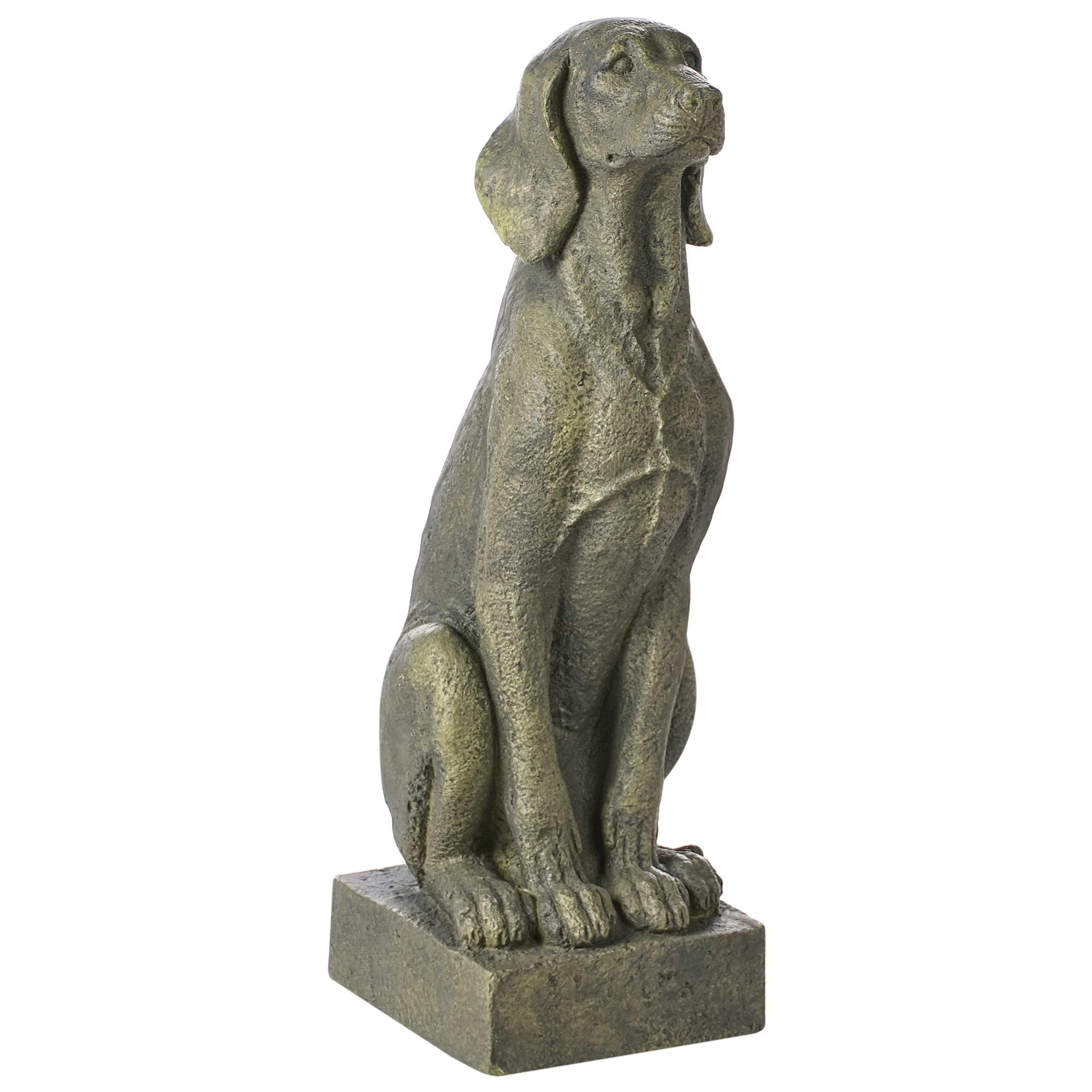 Havestatue NAIROBI Hund Grøn