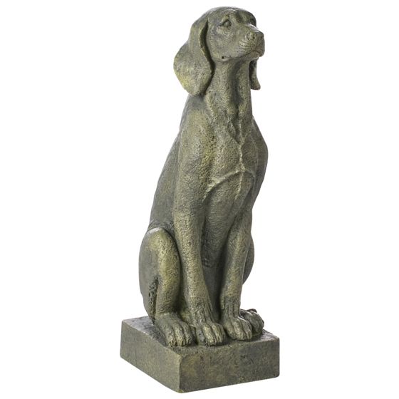 Havestatue NAIROBI Hund Grøn