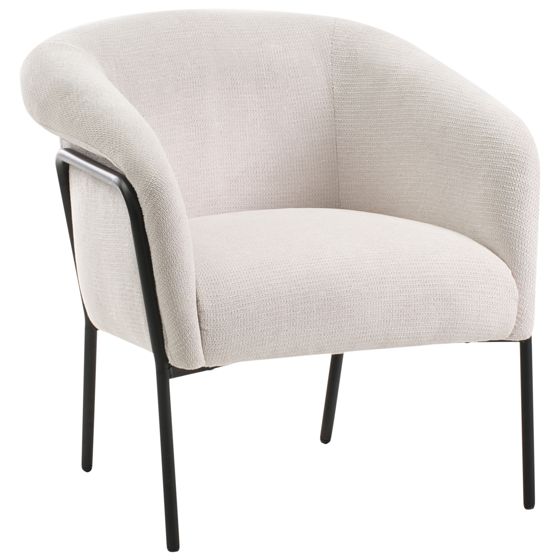 Lænestol KROSSEN Lys Beige