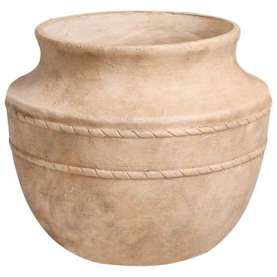 Urtepotte ASKIO 56 cm Beige