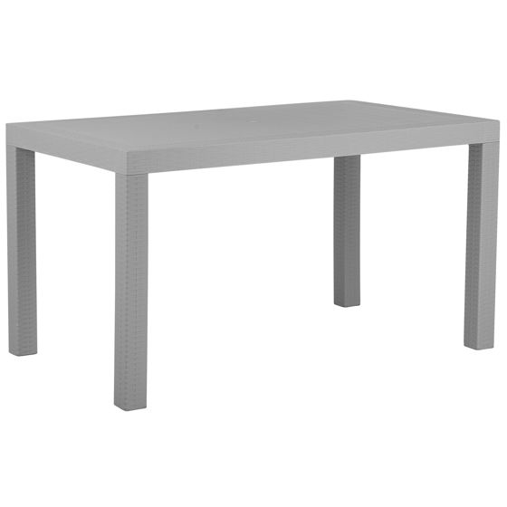 Havebord FOSSANO 140 cm 80 cm Lysegrå