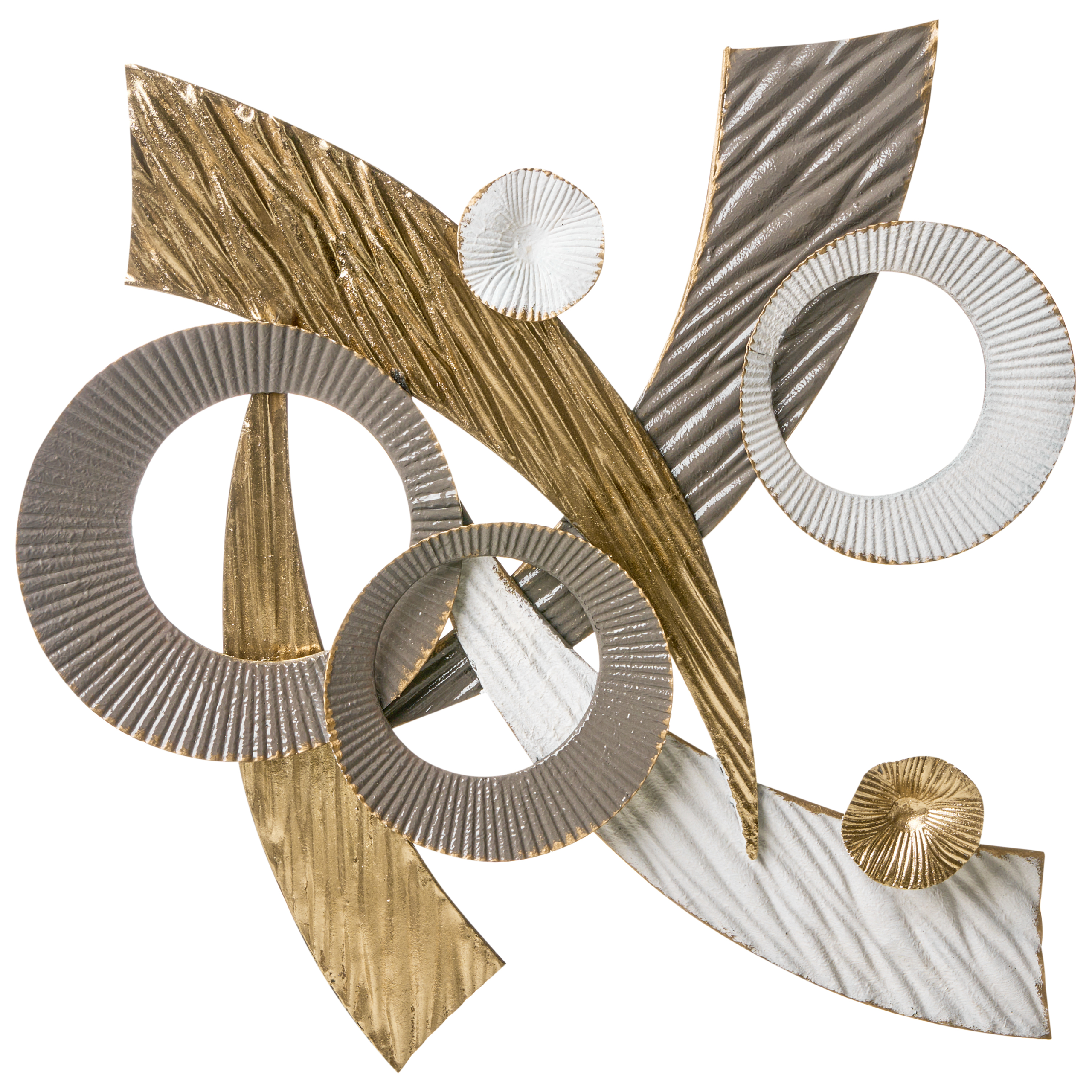 Vægdekoration FENIT 54 cm Metal Guld
