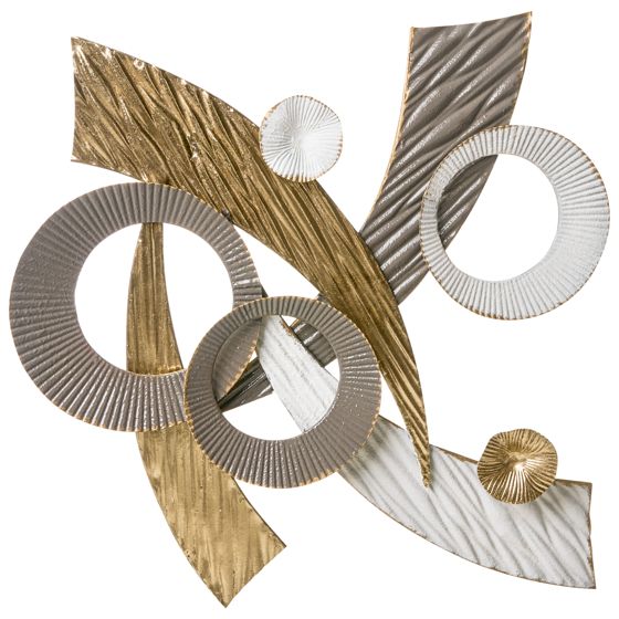 Vægdekoration FENIT 54 cm Metal Guld