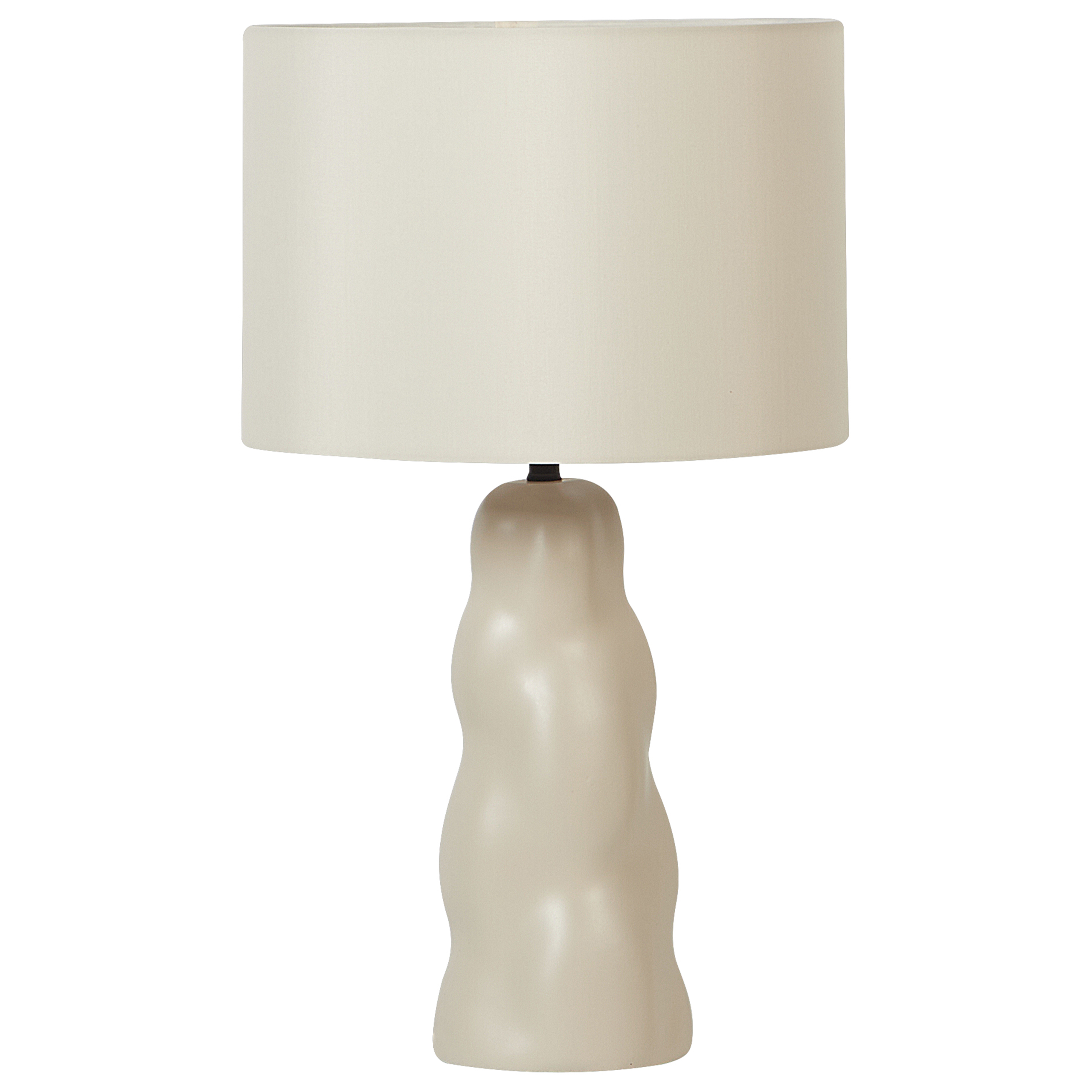 Bordlampe VILAR Keramik Beige