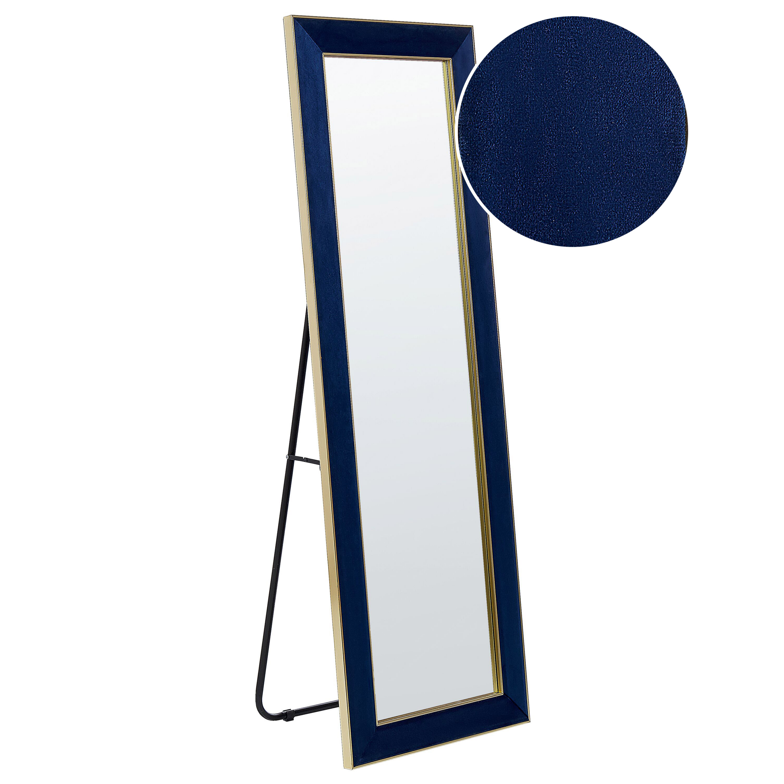 Stående spejl LAUTREC 150 cm Velour Navy Blå