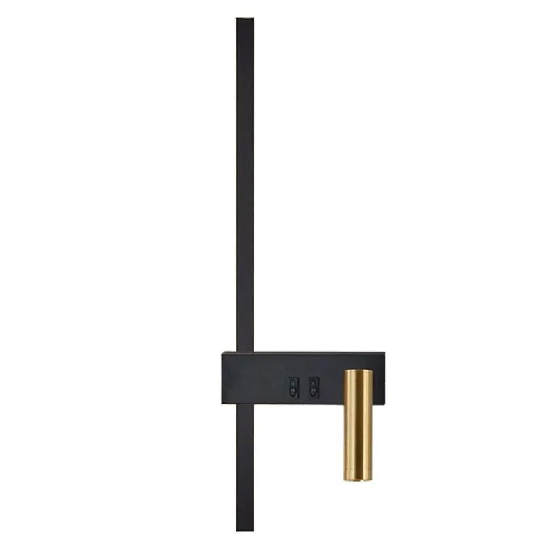 TOOLIGHT væglampe APP1439-W Sort/Guld 51x16x51cm