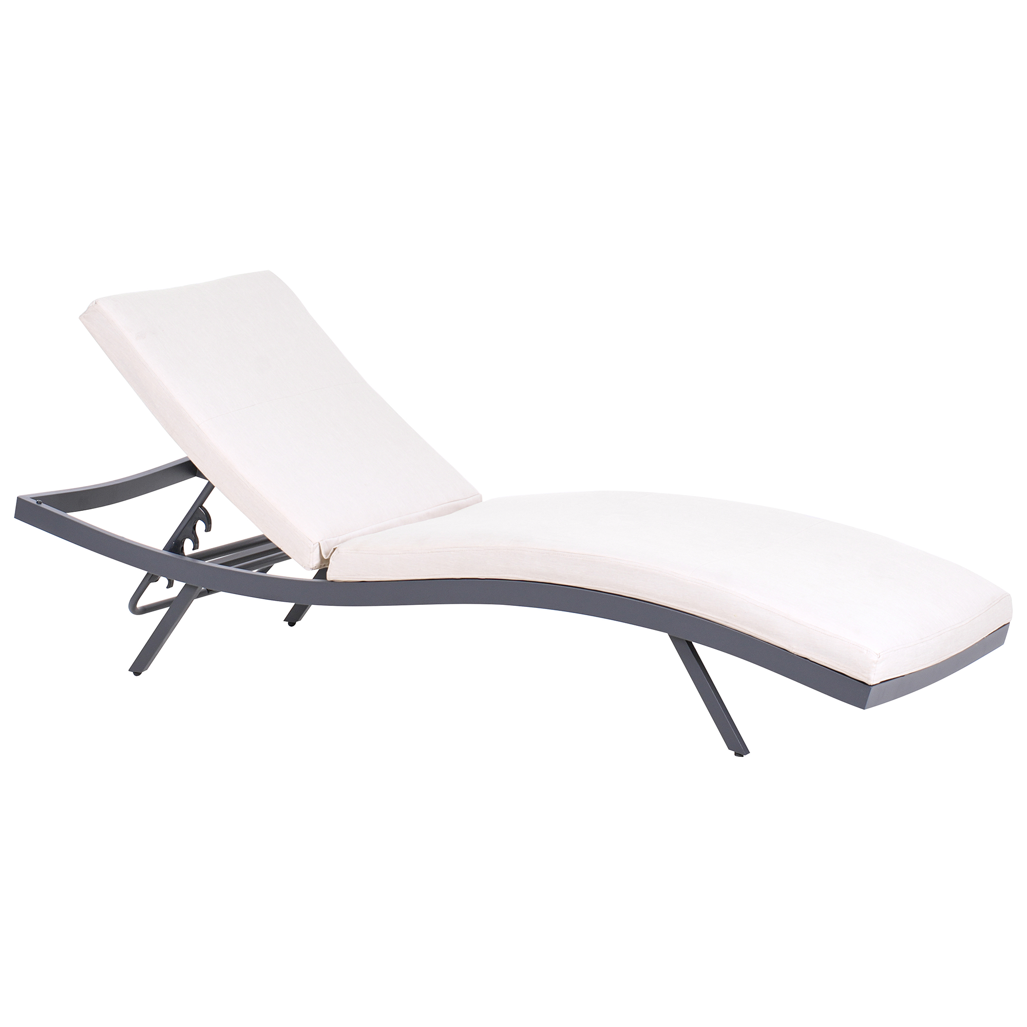 Liggestol med hynde AMELIA Metal Lys Beige