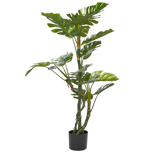 Kunstig plante MONSTERA PLANT 135 cm Grøn