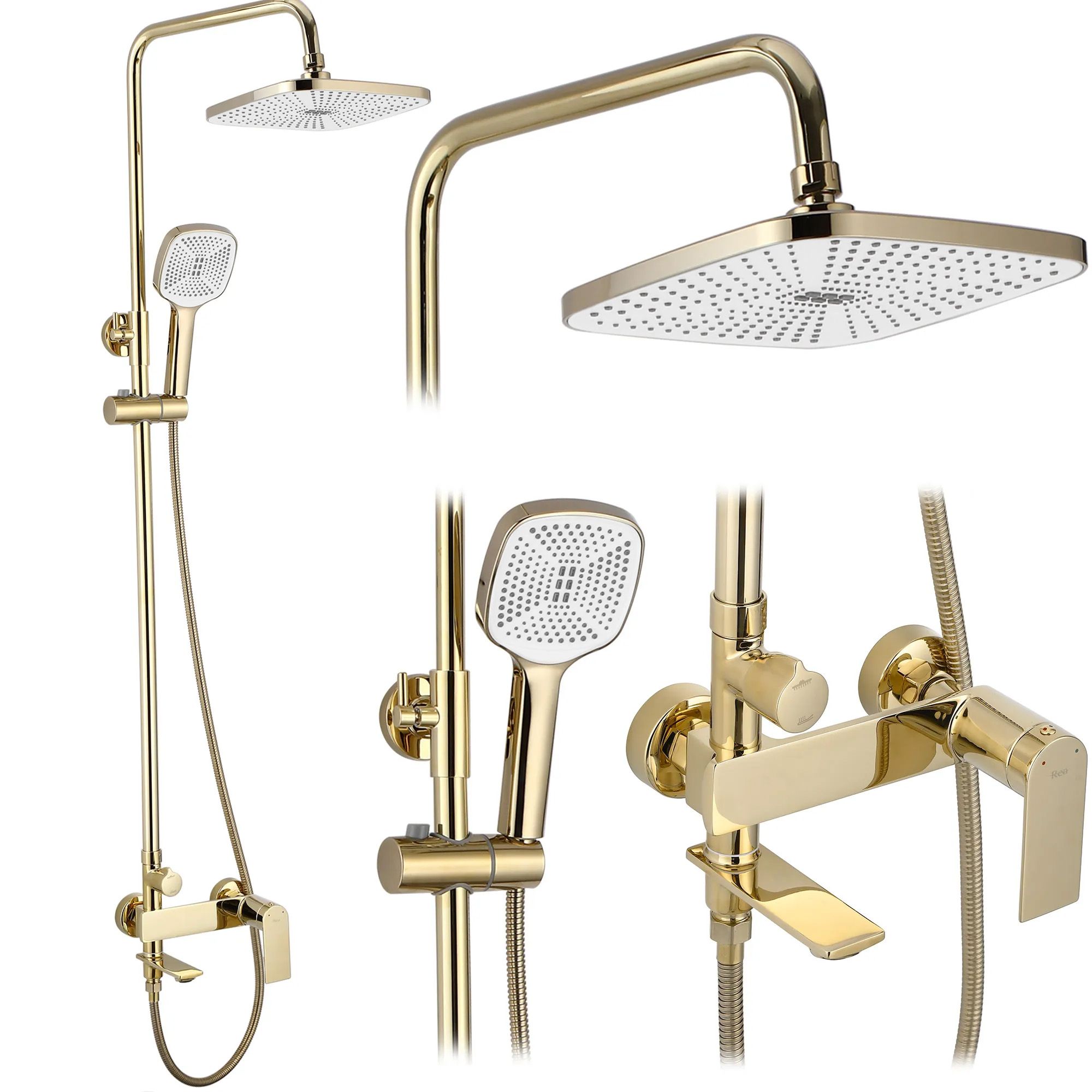REA brusesæt MY1902-78G STORM Guld, 45x30x136cm